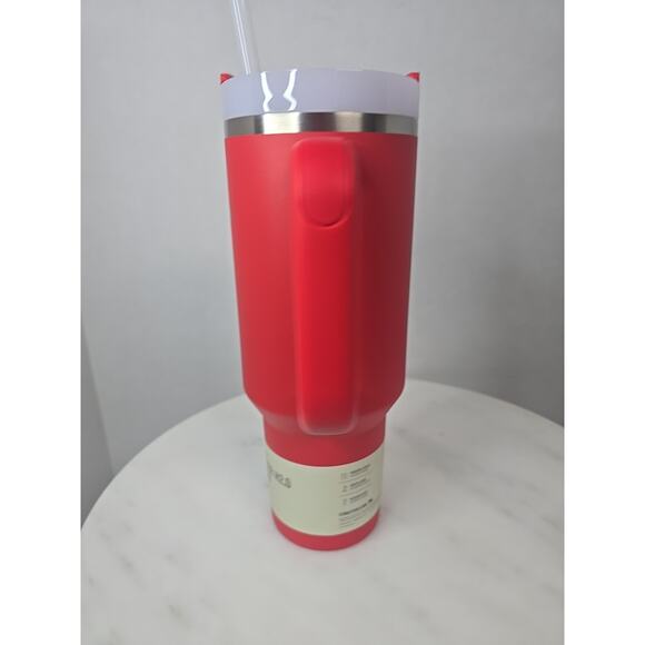 STANLEY Quencher H2.0 Tumbler with Handle and Straw 40 oz Flowstate Chili Red - Picture 7 of 13